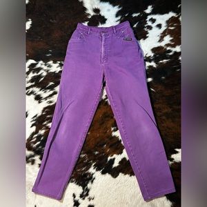 Purple vintage Rockie bareback jeans
